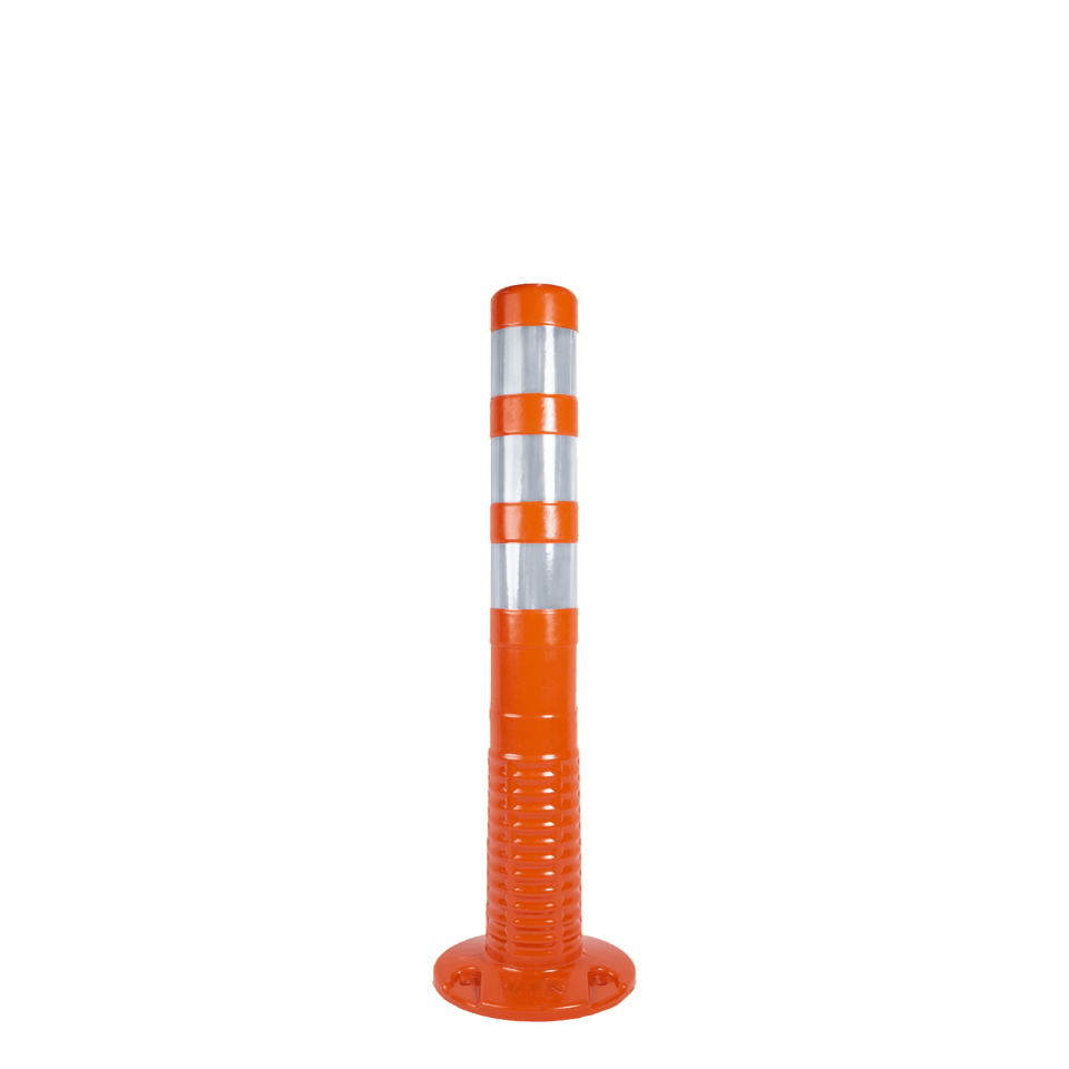 TPU Delinatör 75 CM ( Ø 90 )  Şerit Ayırıcı  Trafik Yol Delinatör Esnek Delinatör