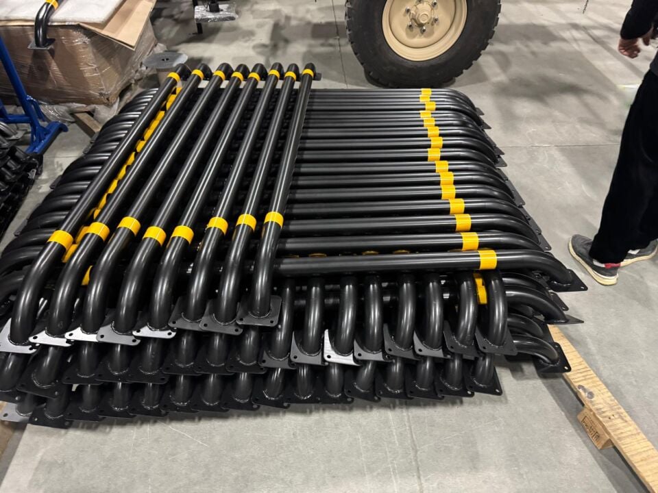 Araç Stoperi Otopark Stoperi Sonlandırma Bariyeri 180 cm Ø76mm