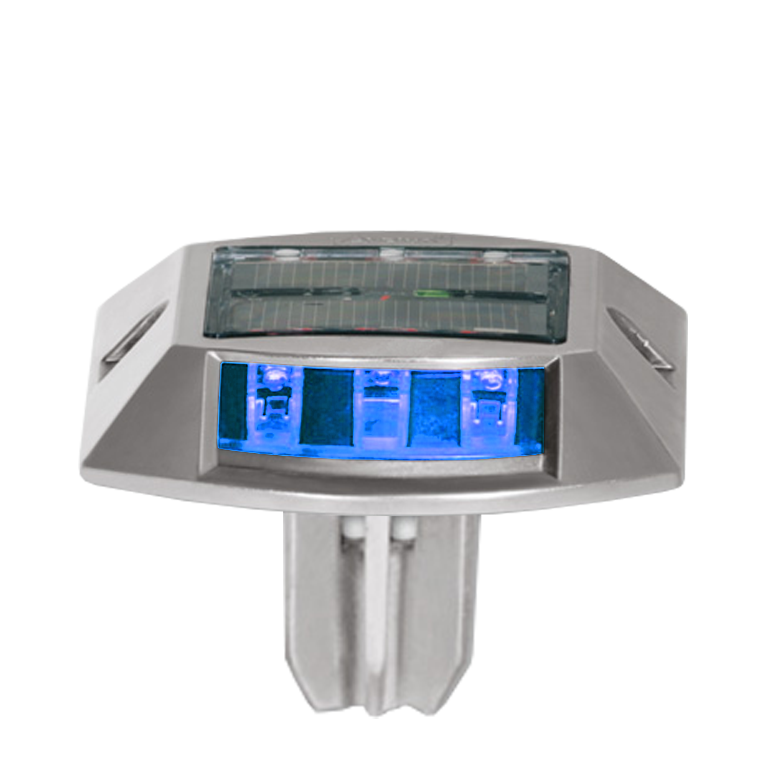 Ledli Yol Butonu Güneş Enerjili Yol Butonu Trafik İkaz Solar Buton Fiyatı Mavi