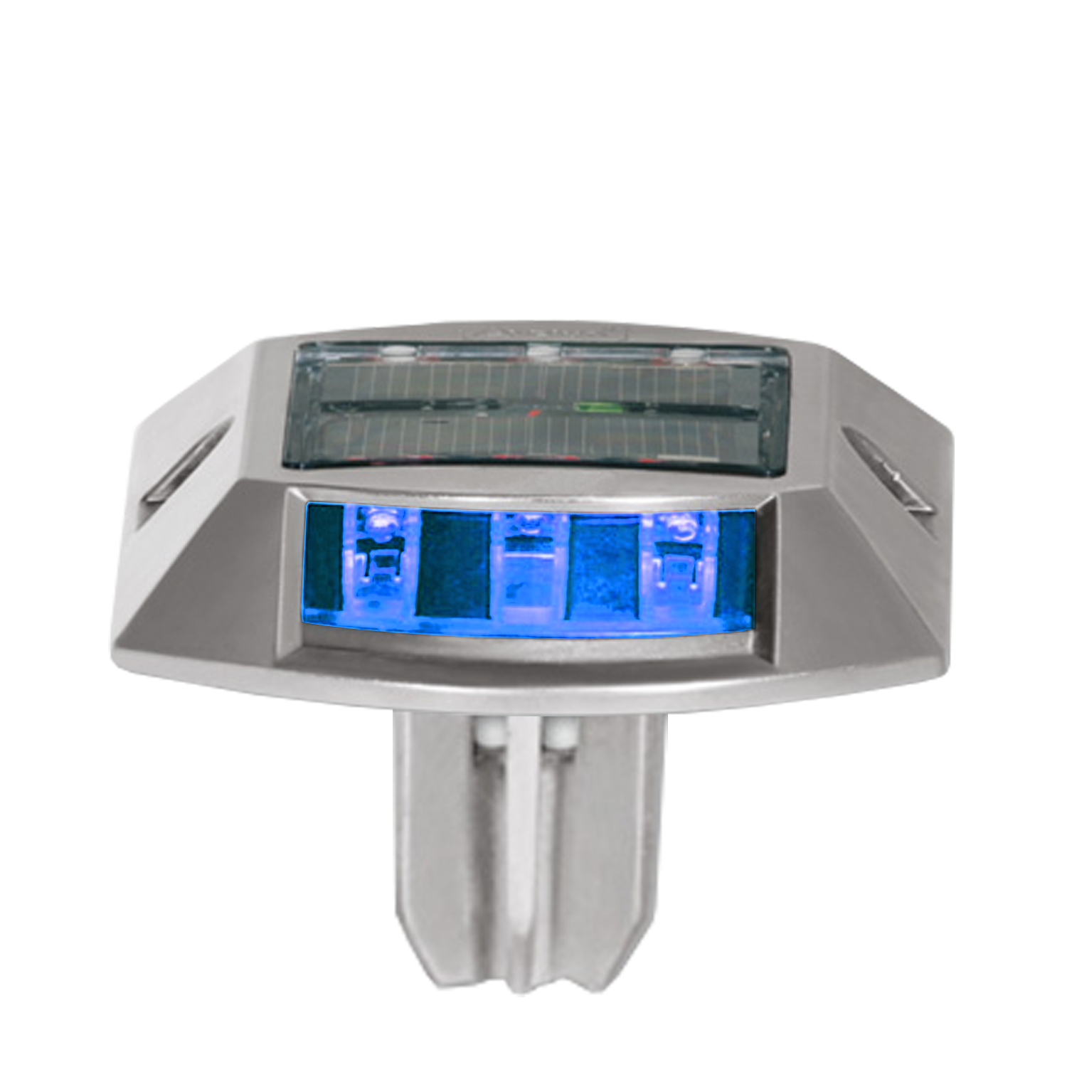 Ledli Yol Butonu Güneş Enerjili Yol Butonu Trafik İkaz Solar Buton Fiyatı Mavi