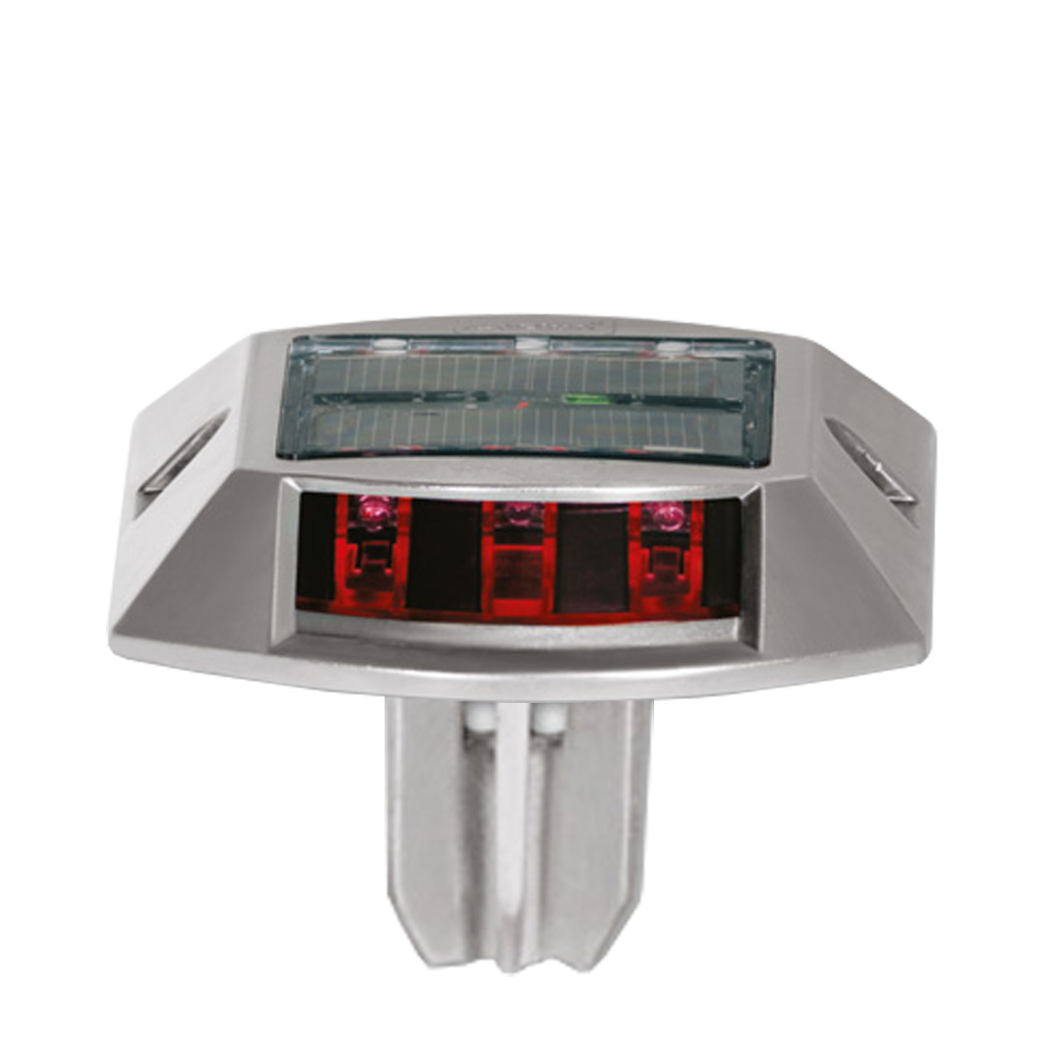 Ledli Yol Butonu Güneş Enerjili Yol Butonu Trafik İkaz Solar Buton Fiyatı Kırmızı