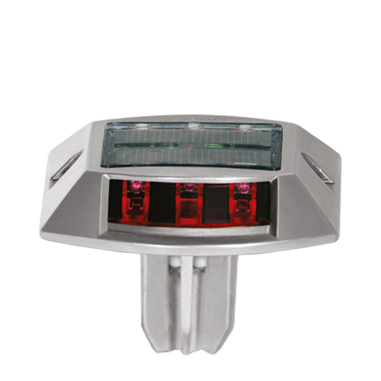 Ledli Yol Butonu Güneş Enerjili Yol Butonu Trafik İkaz Solar Buton Fiyatı Kırmızı