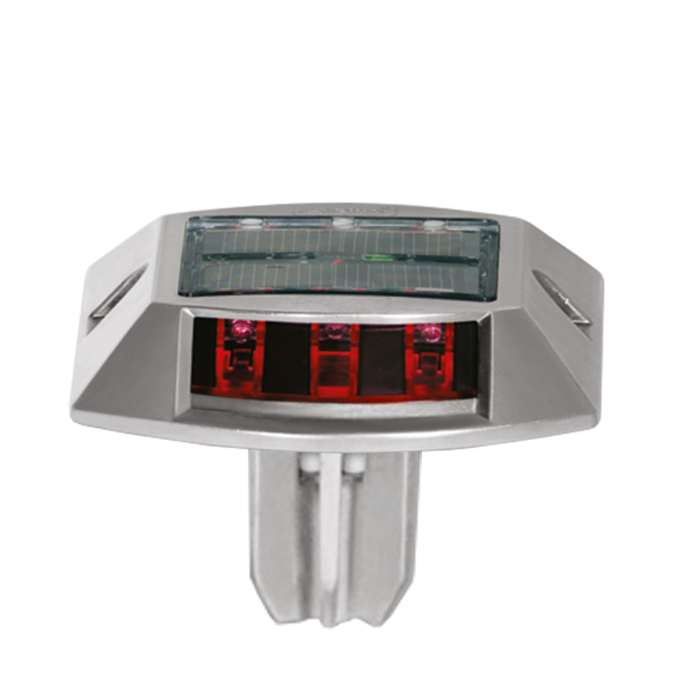 Ledli Yol Butonu Güneş Enerjili Yol Butonu Trafik İkaz Solar Buton Fiyatı Kırmızı