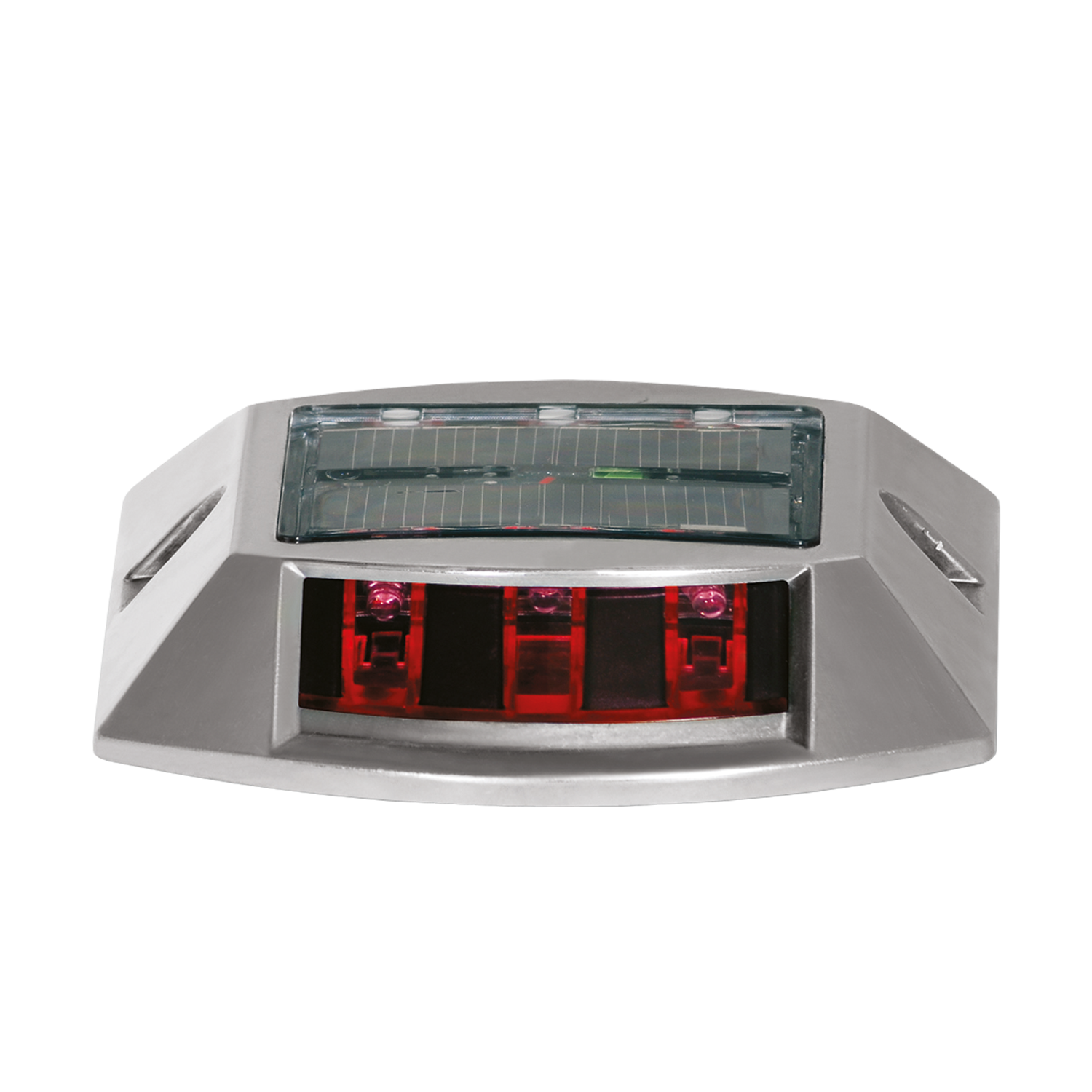 Solar Yol Butonları Güneş Enerjili Yol Butonu Trafik Ledli Solar Buton Fiyatı (Kırmızı)