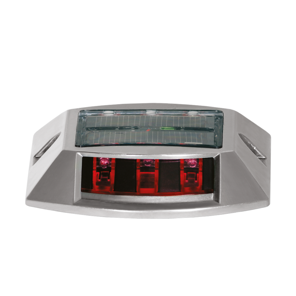 Solar Yol Butonları Güneş Enerjili Yol Butonu Trafik Ledli Solar Buton Fiyatı (Kırmızı)