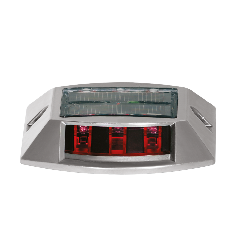 Solar Yol Butonları Güneş Enerjili Yol Butonu Trafik Ledli Solar Buton Fiyatı (Kırmızı)