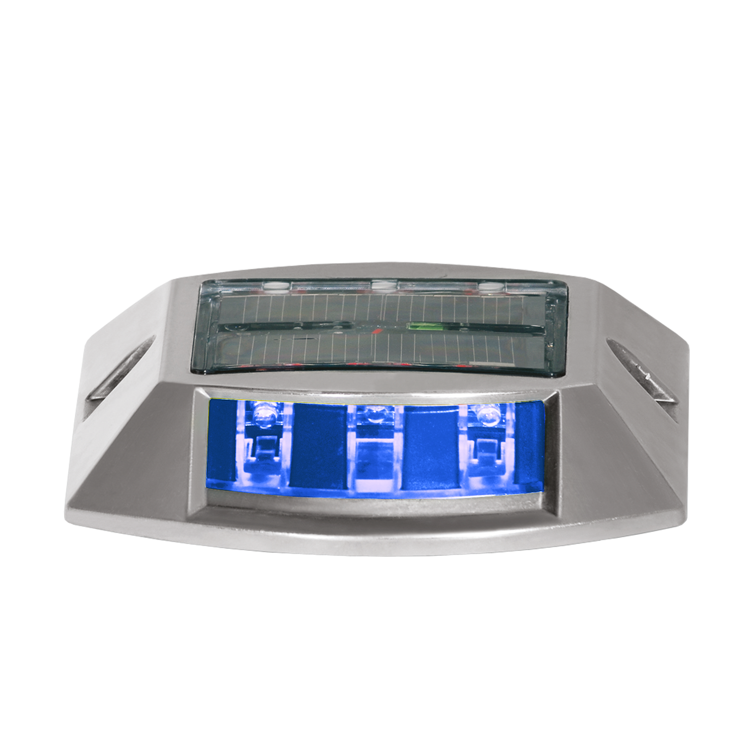 Solar Yol Butonları Güneş Enerjili Yol Butonu Trafik Ledli Solar Buton Fiyatı(Mavi)