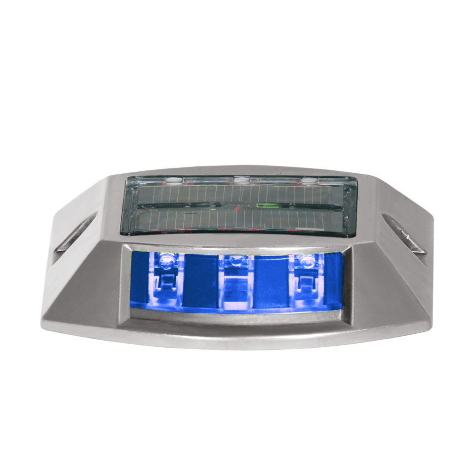 Solar Yol Butonları Güneş Enerjili Yol Butonu Trafik Ledli Solar Buton Fiyatı(Mavi)