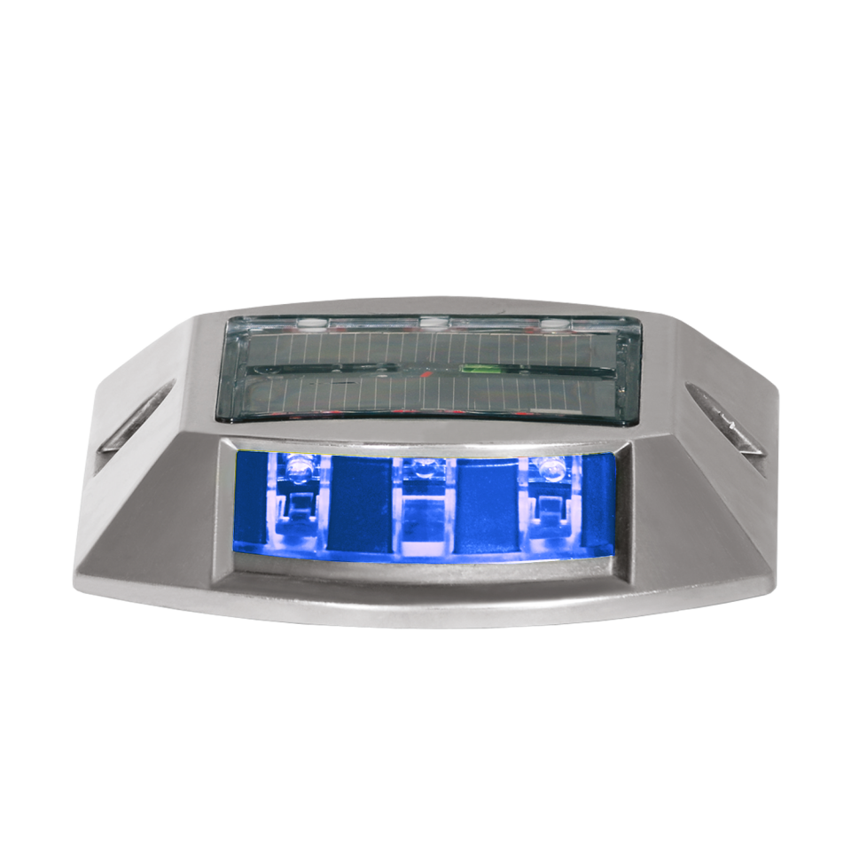 Solar Yol Butonları Güneş Enerjili Yol Butonu Trafik Ledli Solar Buton Fiyatı(Mavi)