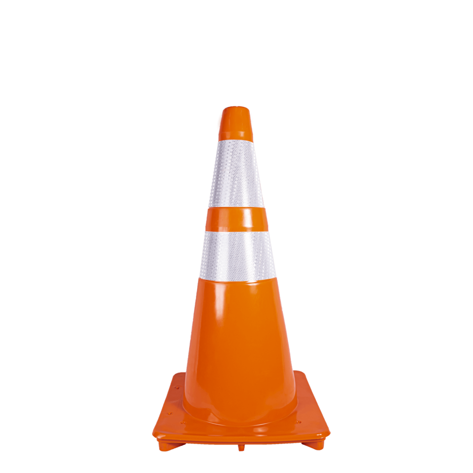 70 cm  Koni Trafik Konisi Plastik Trafik Duba Reflektör Koni Otopark Dubası