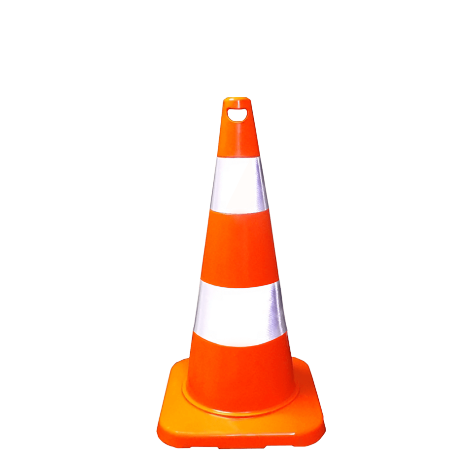 75 cm  Koni Trafik Konisi Plastik Trafik Duba Reflektör Koni Otopark Dubası