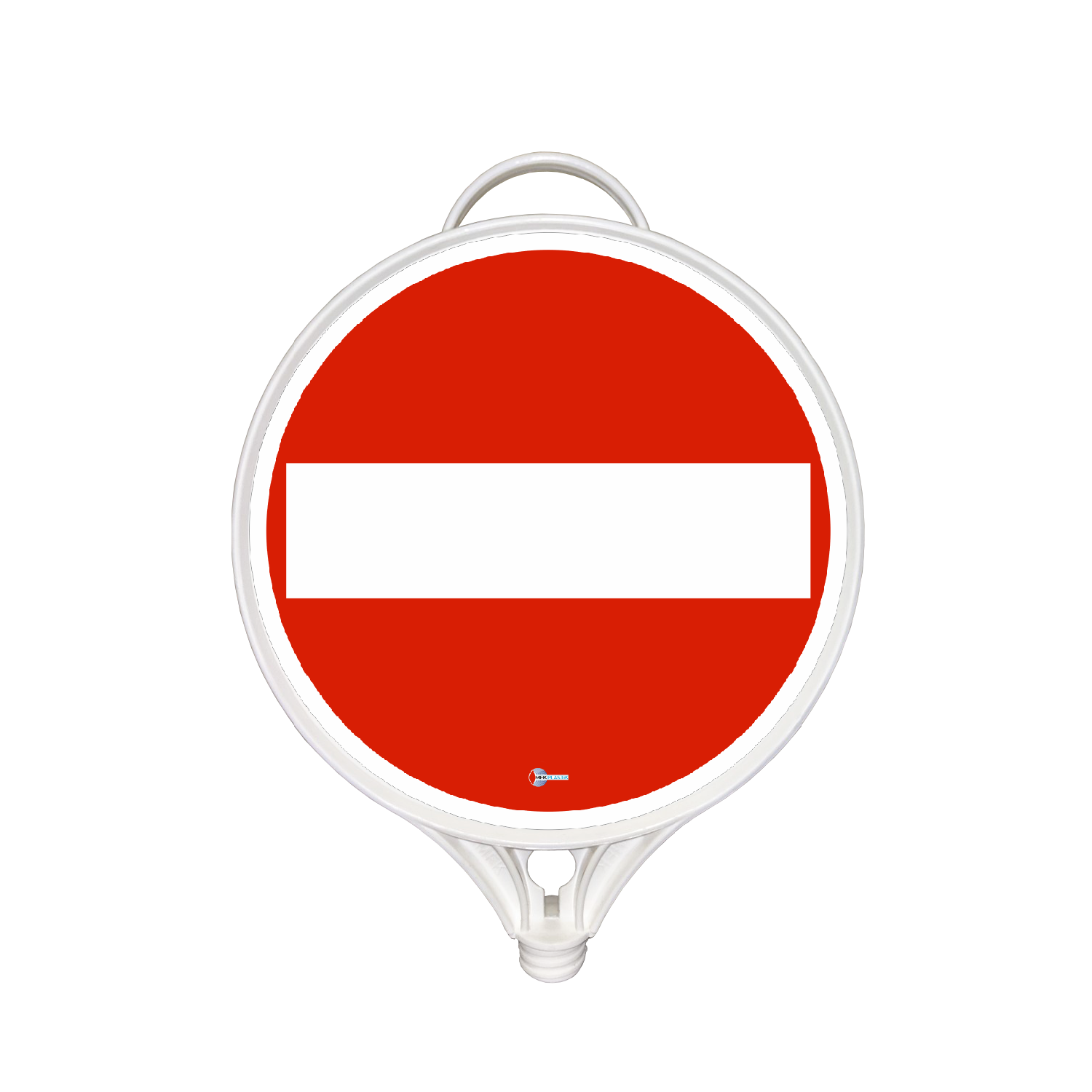 Girilmez İşareti Girişi Olmayan Yol Levhası Plastik Uyarı Trafik Tabelası (Tek Taraflı)