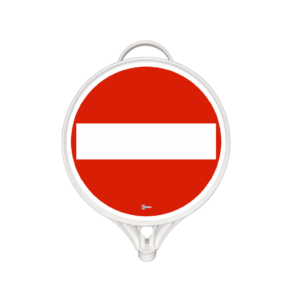 Girilmez İşareti Girişi Olmayan Yol Levhası Plastik Uyarı Trafik Tabelası (Tek Taraflı)