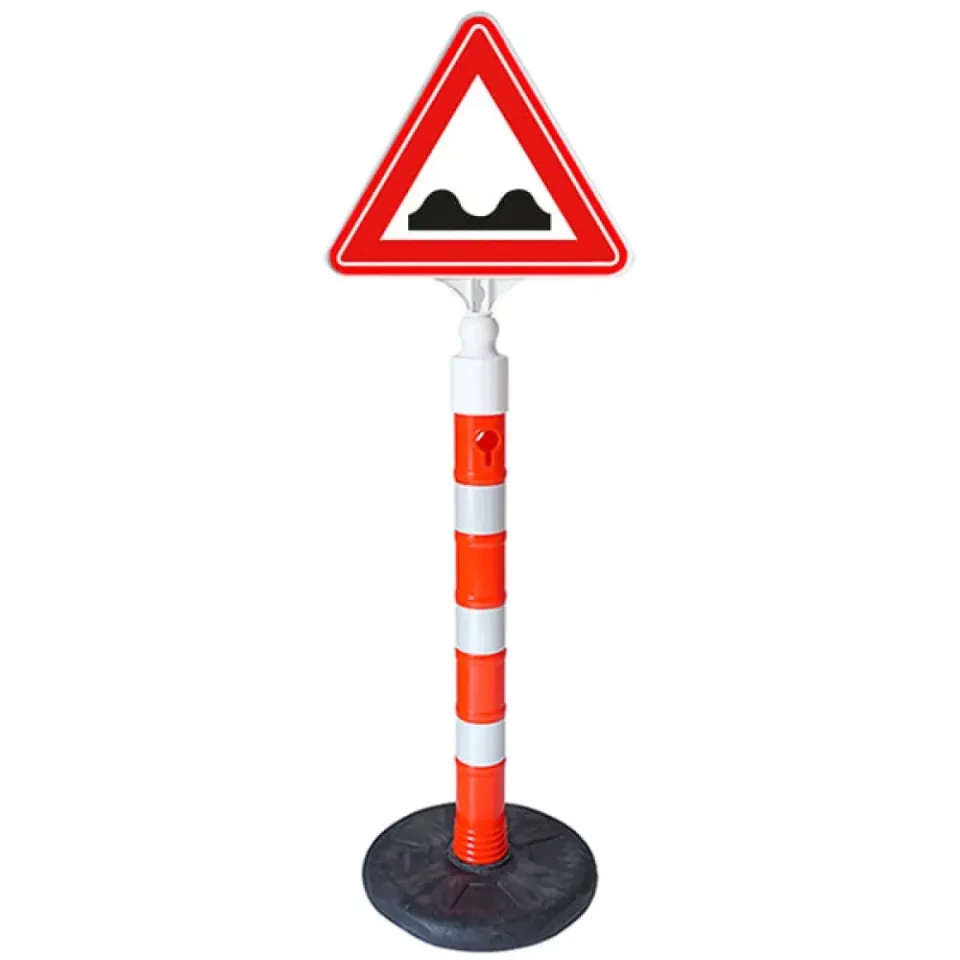Kasisli Yol Trafik Levhası İşareti Üçgen Kasisli Yol Plastik Trafik Tabelası(Tek Taraflı)