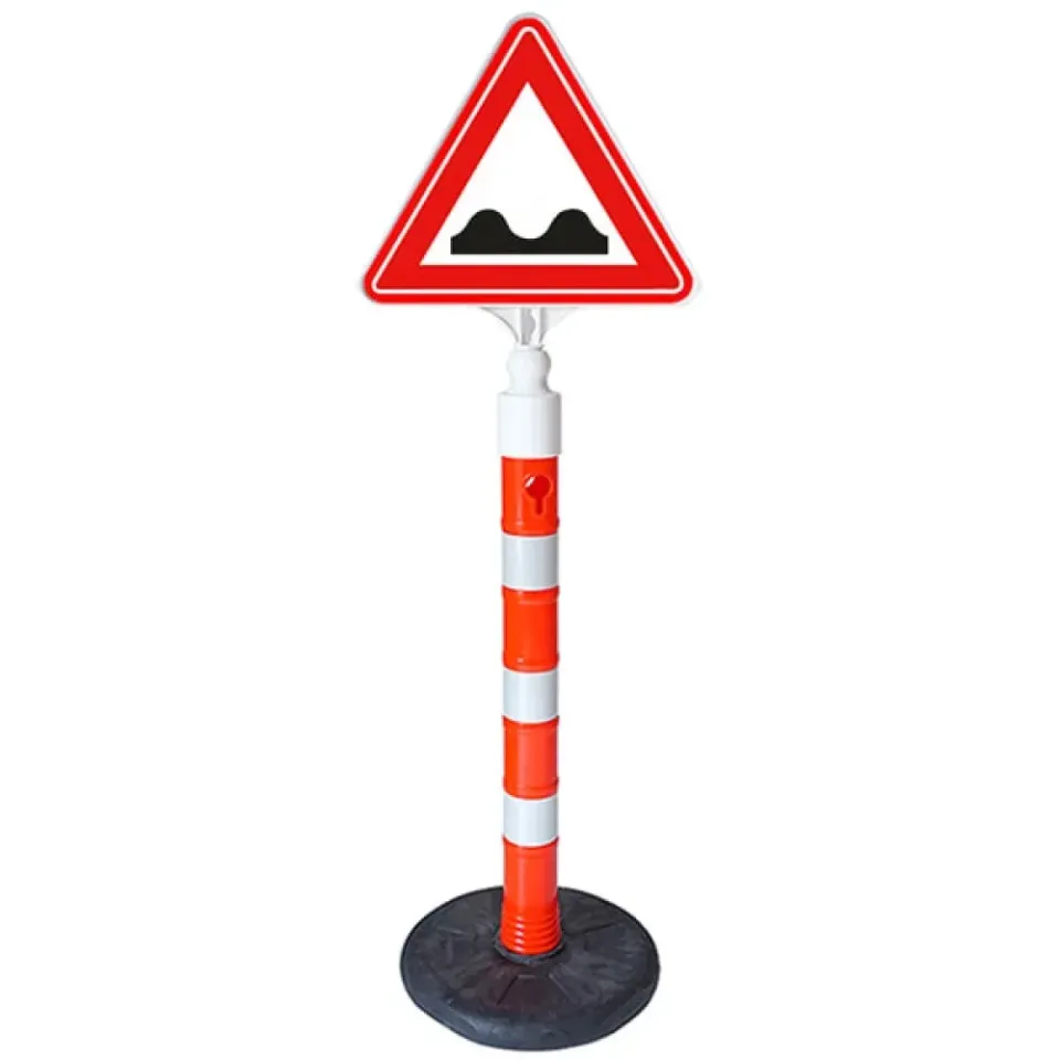 Yaya Geçidi  Trafik Levhası İşareti Üçgen Yaya Geçidi Yol Plastik Trafik Tabelası(Tek Taraflı)