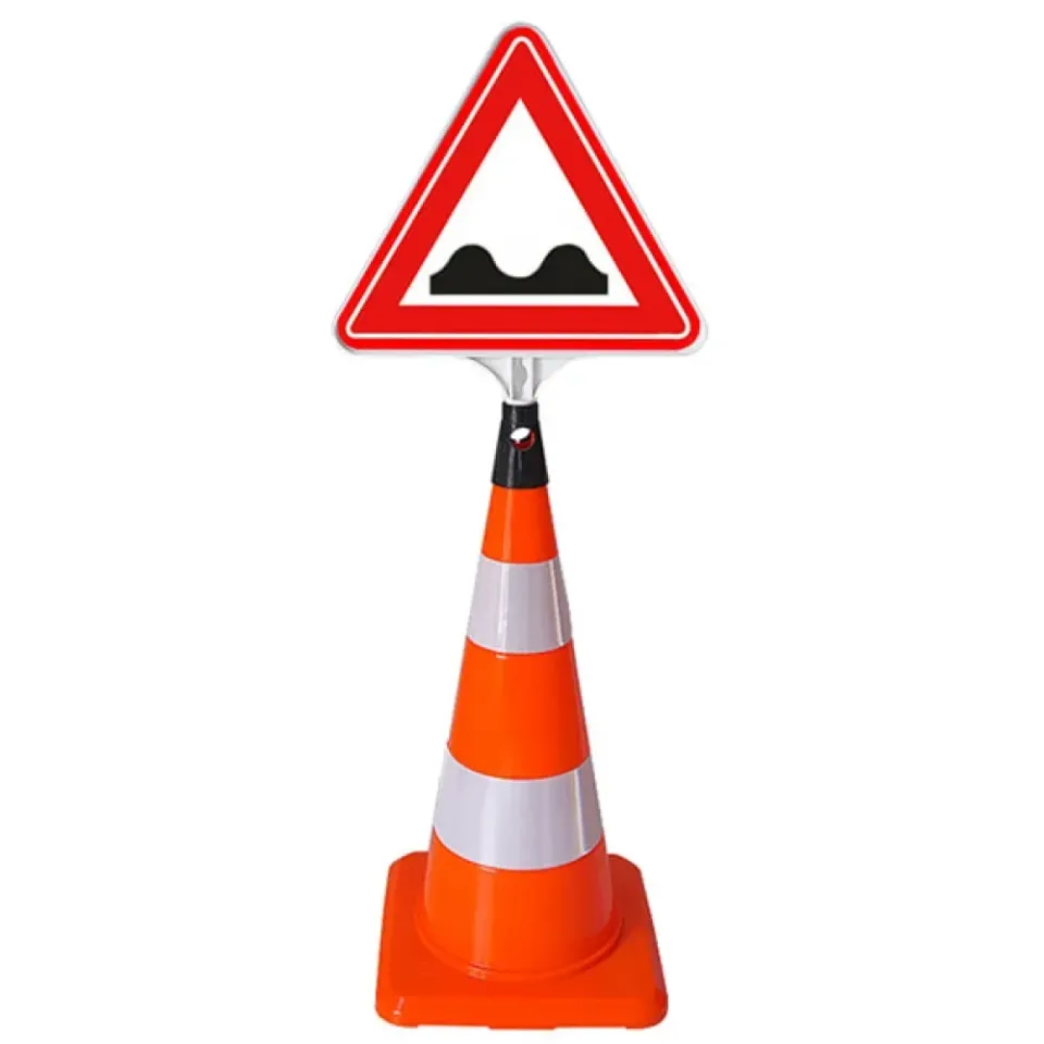 Yaya Geçidi  Trafik Levhası İşareti Üçgen Yaya Geçidi Yol Plastik Trafik Tabelası(Tek Taraflı)