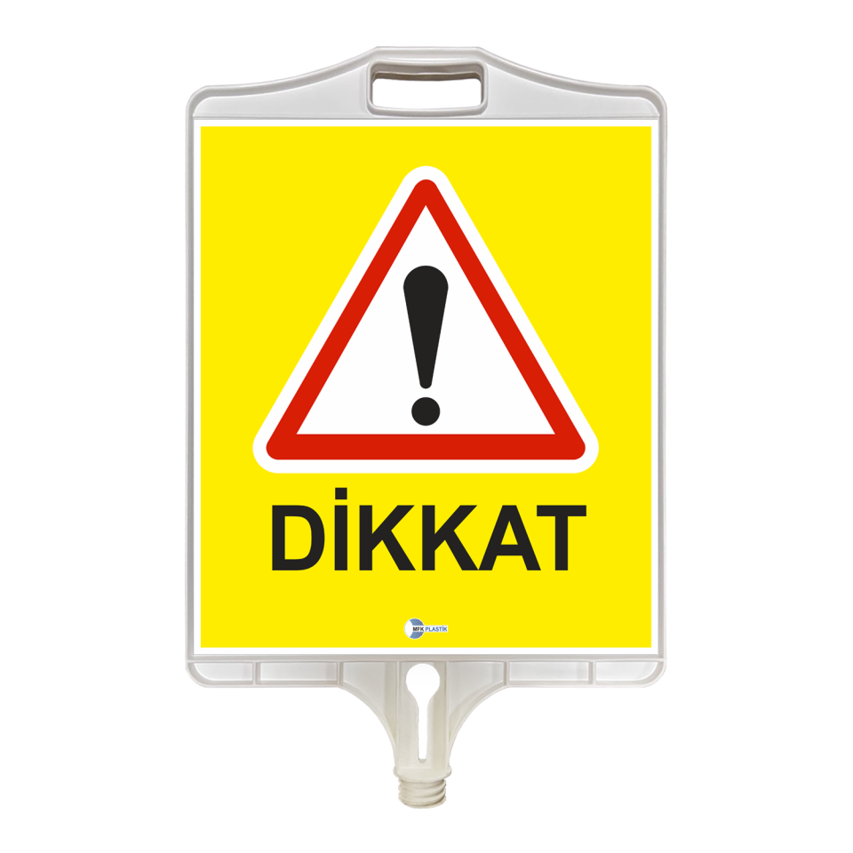İki Yönlü Trafik Levhası Anlamı Dikdörtgen Plastik Uyarı Trafik Levhası (Çift Taraflı)
