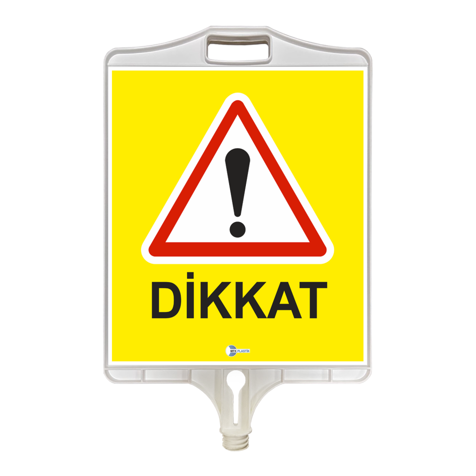 İki Yönlü Trafik Levhası Anlamı Dikdörtgen Plastik Uyarı Trafik Levhası (Çift Taraflı)