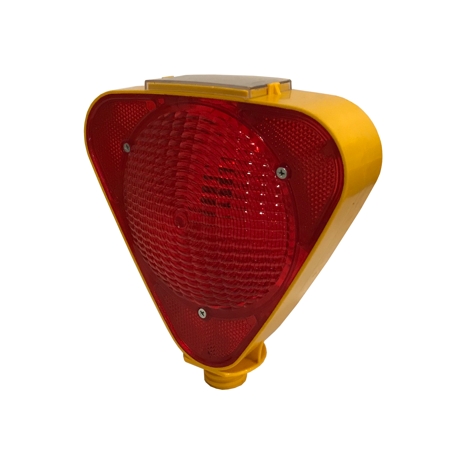 Güneş Enerjili Flaşörler Solar Trafik İkaz Flaşör Ledli Lamba Fiyatı Uyarıcı (Kırmızı)