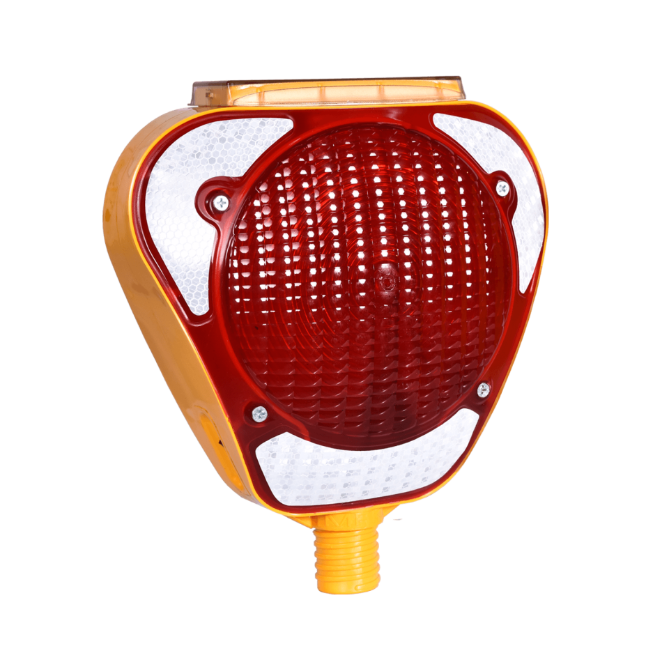 Power Ledli  Flaşörler Solar Trafik İkaz Flaşör Ledli Lamba Fiyatı Uyarıcı (Kırmızı)