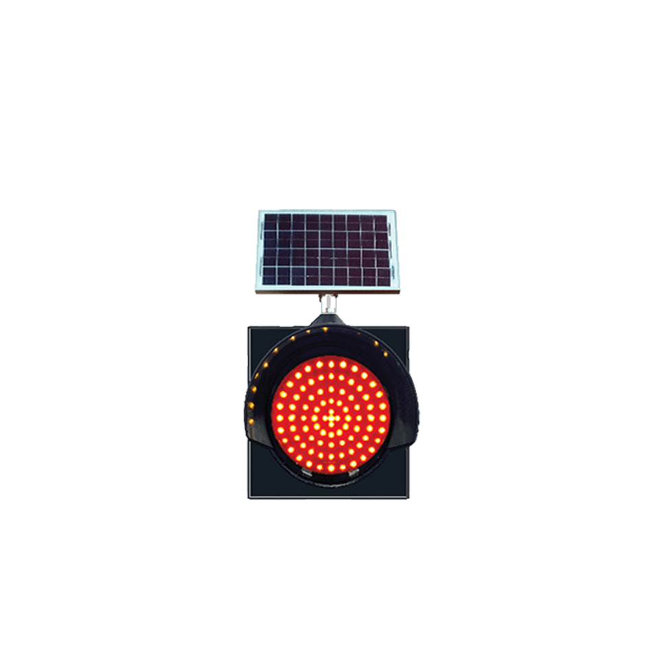 Solar Flaşör Uyarı Lambası Fiyatı Güneş Enerjili Ledli Trafik Lambası Kırmızı Q200