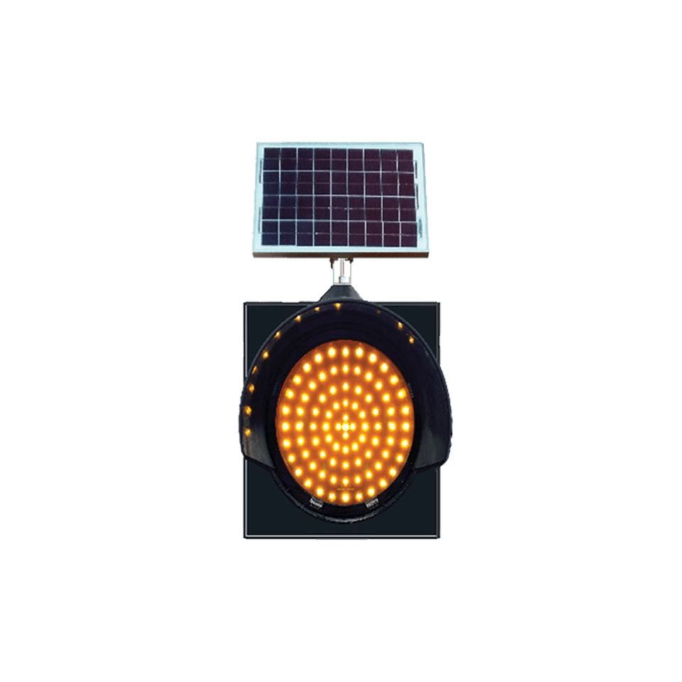 Solar Flaşör Uyarı Lambası Fiyatı Güneş Enerjili Ledli Trafik Lambası Sarı Q300