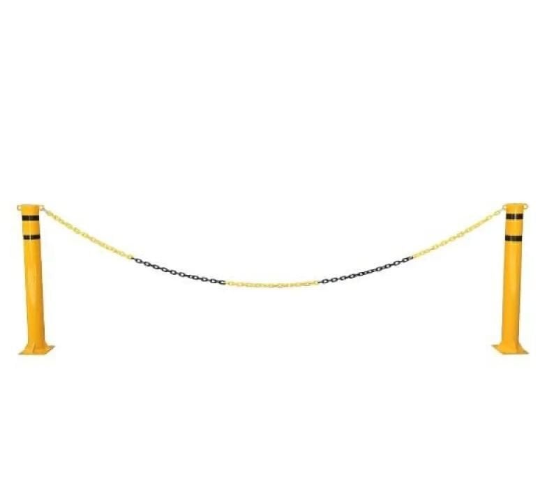 Demir Bariyer Metal Duba Fiyatları Delinatör Sabit Baba Park Bariyeri 75 cm