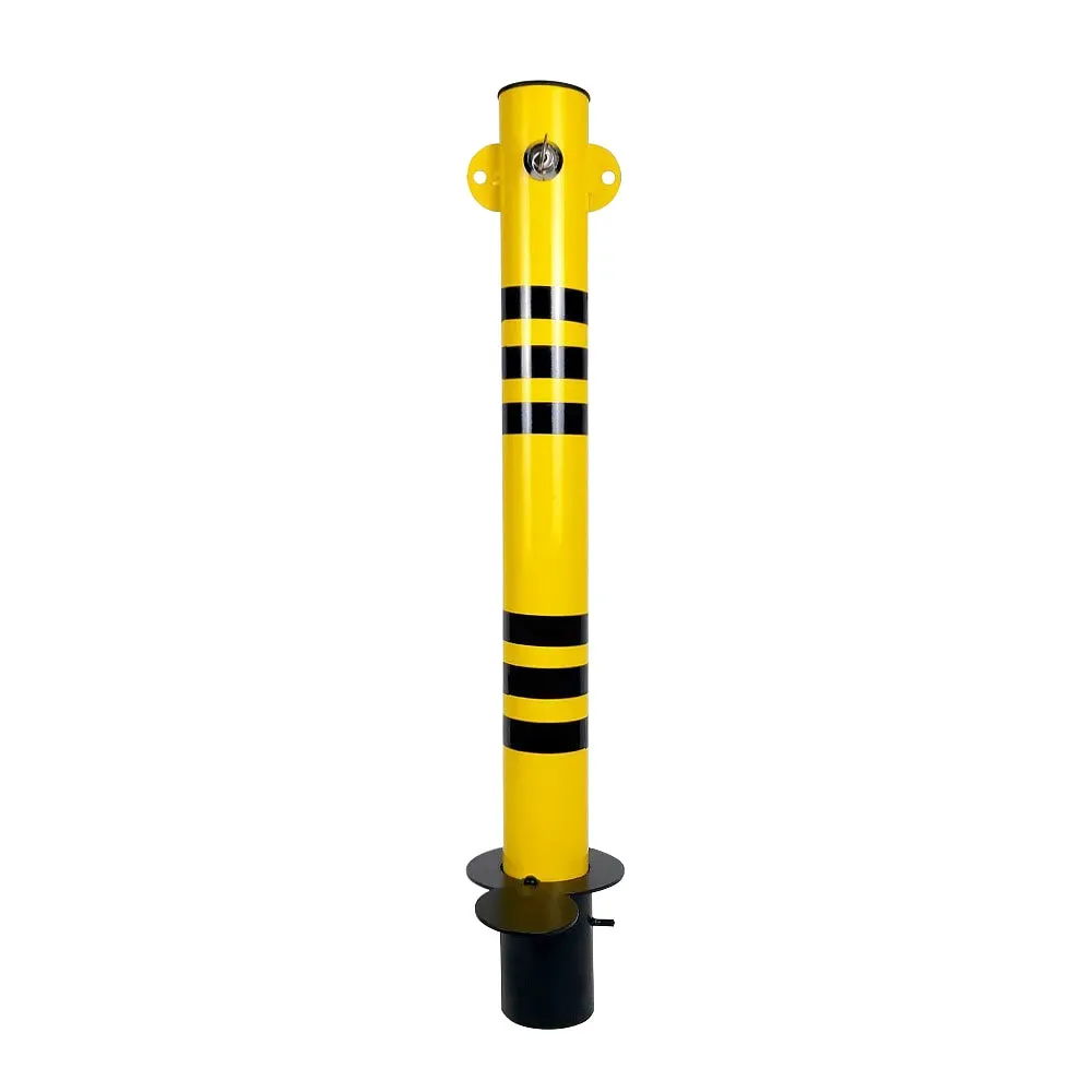 Park Yapılmaz Demiri Kilitli Oto Park Direği Çıkan Ankrajlı Otopark Bariyeri 70 cm 70mm
