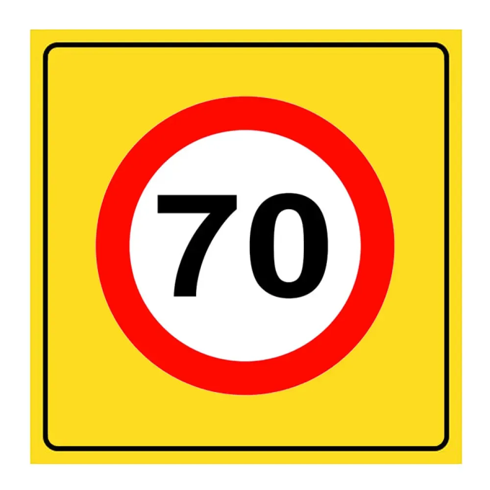 Azami Hız Tabelası 70 km Levhası Azami Hız Sınırı Trafik Onarım TT-29