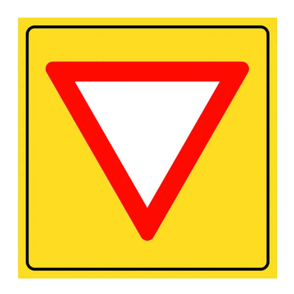 Yol Ver Tabelası İşareti Yol Bakım Onarım Trafik Levhası Fiyatı Anlamı TT-1