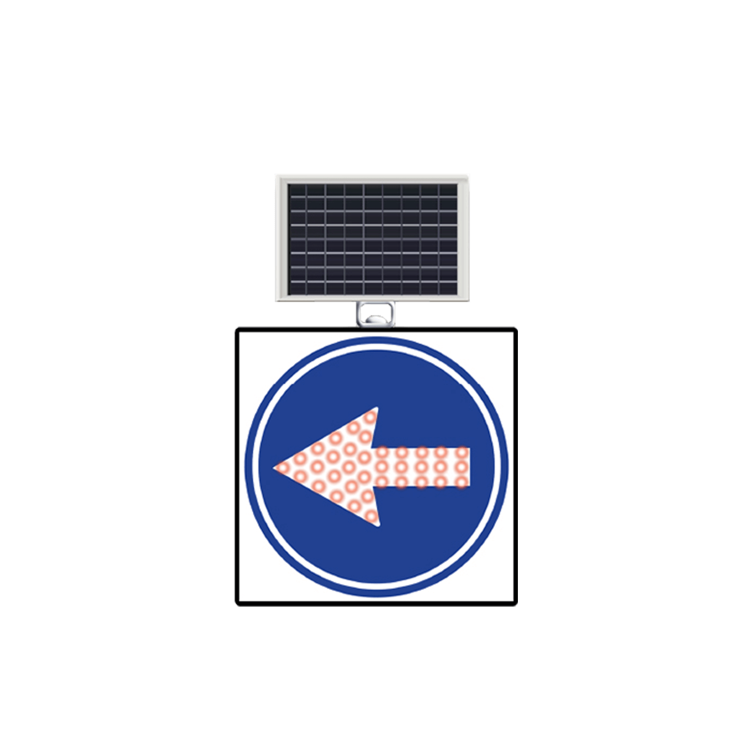 Soldan Gidiniz Levhası Güneş Enerjili Ledli Solar Trafik Levhası Fiyatı TT-36b