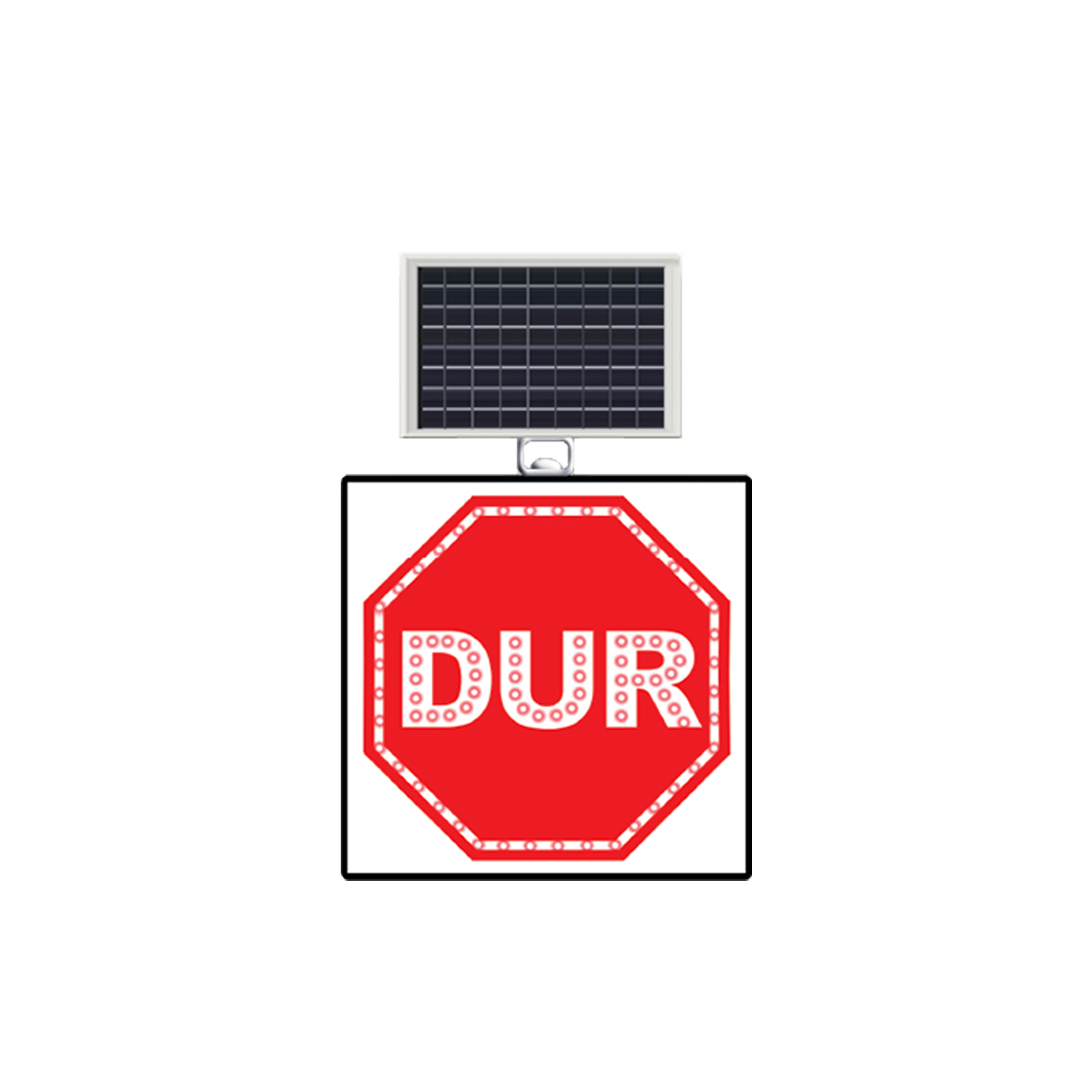 Ledli Girilmez Levhası Güneş Enerjili Solar Uyarı Trafik Levhası Işıklı Fiyatı TT-4