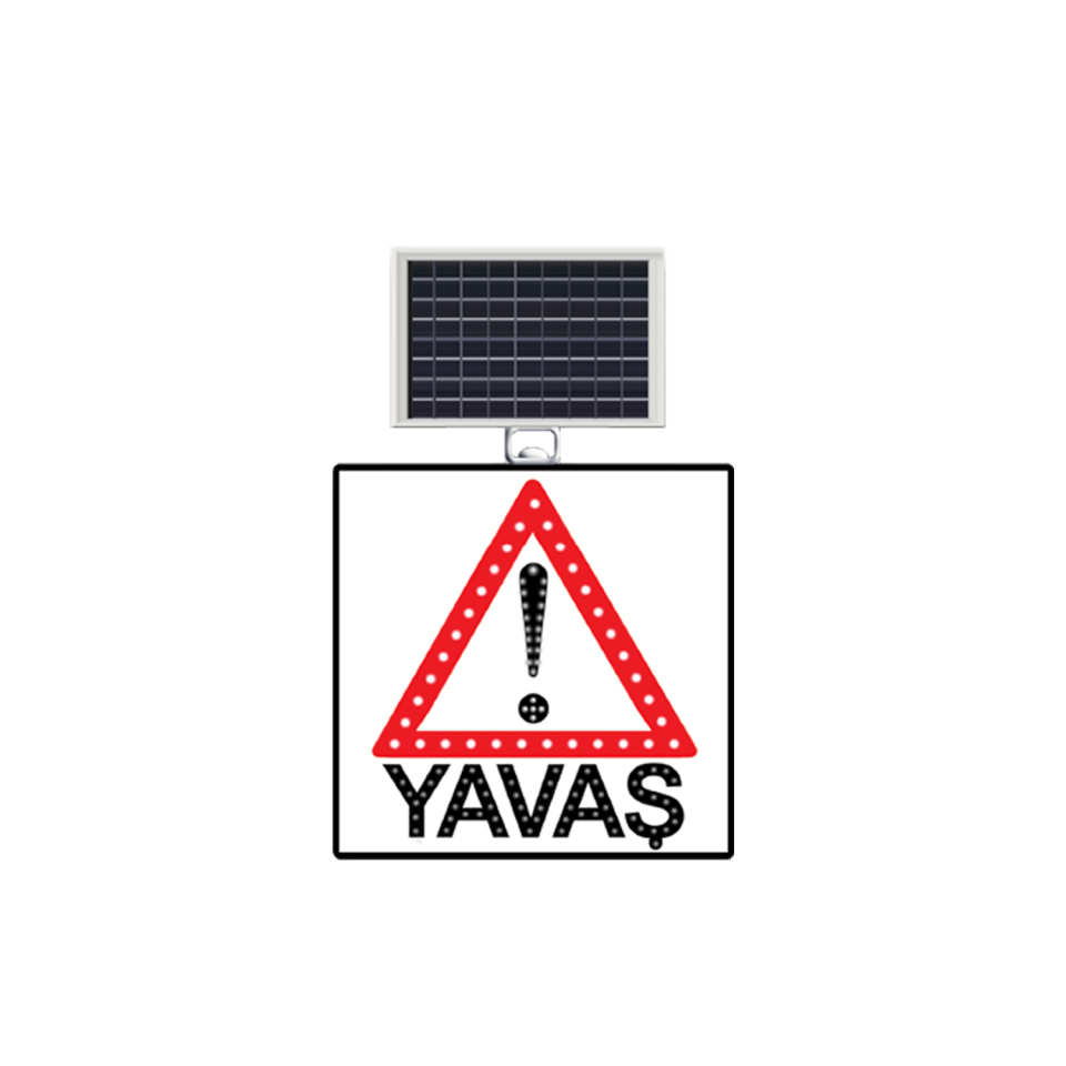 Güneş Enerjili Yavaş Levhası Çift Yönlü Ok Ledli Solar Levhası Fiyatı