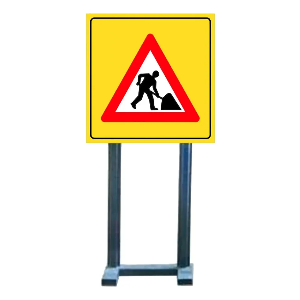 Seyyar Levha Taşıma Aparatı - Taşınabilir Levha Ayağı 100 cm