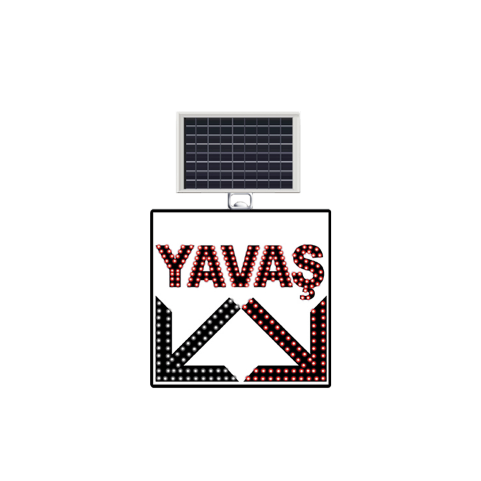 Güneş Enerjili Yavaş Levhası Çift Yönlü Ok Ledli Solar Levhası Fiyatı