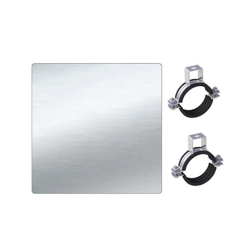 Levha Kelepçesi (60 çap) Tabela Levha Montaj Kelepçesi (2 Adet)