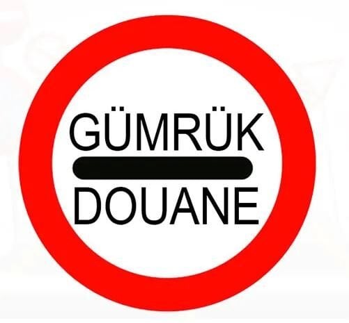 Gümrük Durmadan Geçmek Yasaktır Levhası Trafik Tabelası Fiyatı TT-31