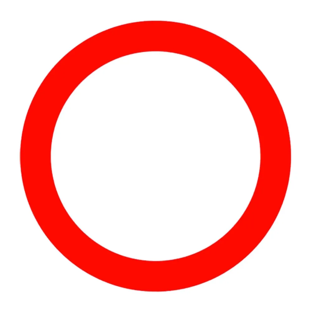 Taşıt Trafiğine Kapalı Yol Levhası Trafiğe Kapalı Yol Trafik İşareti TT-5