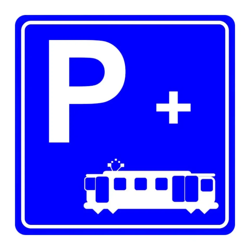 Park Yeri Tramvaydan Yararlanacaklar İçin Park Yeri Levhası Tabelası