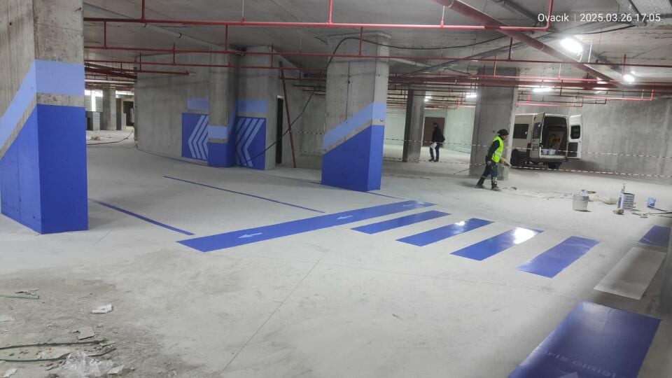 Otopark Çizgi ,Proje,Tasarım