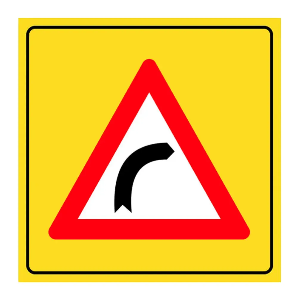 Sağa Tehlikeli Viraj Anlamı Levhası Fiyatı Bakım Onarım Trafik İşareti T-1a