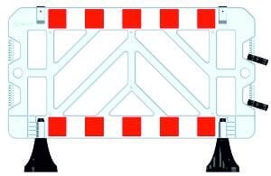 Güvenlik Barikatları 100x150 cm Beyaz