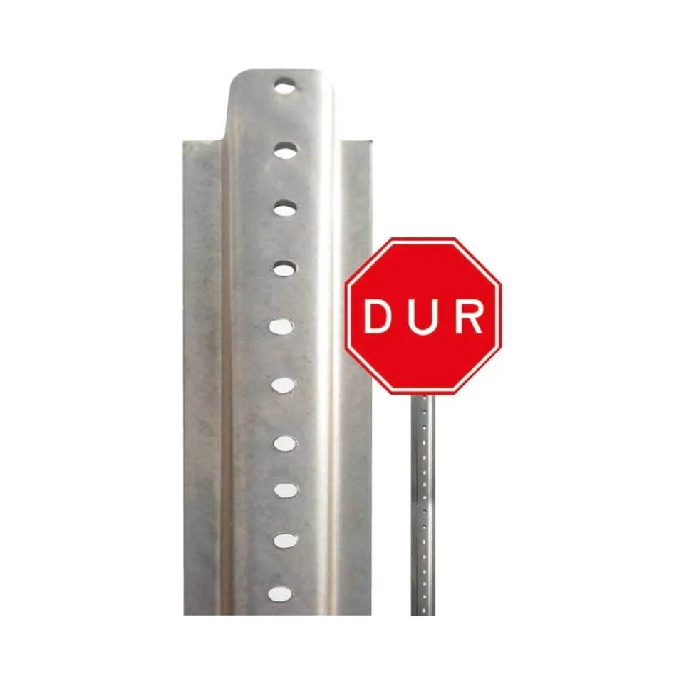 Omega Direk Birim Fiyat Trafik Levha Direği Üretimi İmalatı 2,5 Metre 4mm