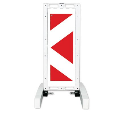 Katlanır Uyarı Levhalı Bariyerler