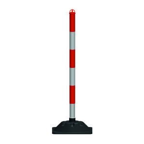 Kauçuk Tabanlı Emniyet Dikmesi Plastik Ağırlıklı Yol Dikme Trafik Yol Uyarı Dikmesi Fiyatı