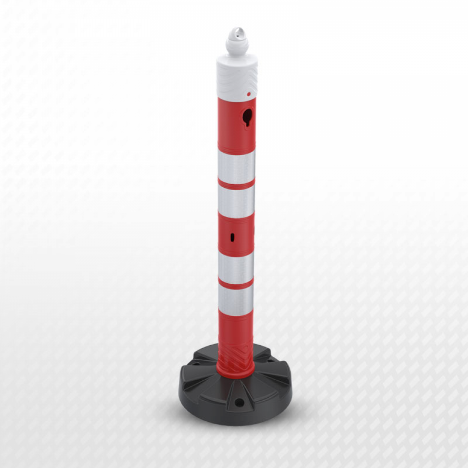 Uyarı Dikmesi (4 Reflektifli) Emniyet Dikmesi ,Plastik Ağırlıklı Yol Dikme Trafik Yol Uyarı Dikmesi Fiyatı