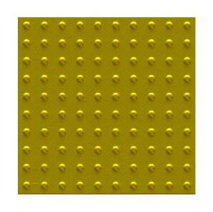 Görme Engelli Yürüme Yüzeyleri ,Yürüme işaretlemeleri Uyarıcı Tip (Sarı) 58x58 cm