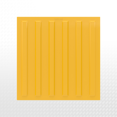 Hissedilebilir Yüzey Görme Engelli Yürüme Yüzeyleri Çubuk (Sarı) 30x30cm